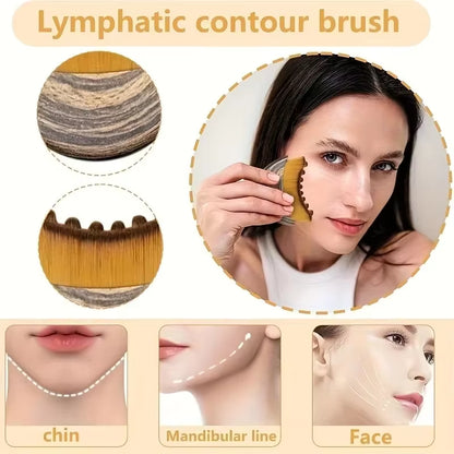 Lymphatic Contour Face Brush – Facial Sculpting & Puffiness